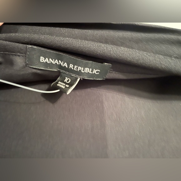 Banana Republic NWT black cowl-back sheath dress Size 10 - Picture 7 of 12